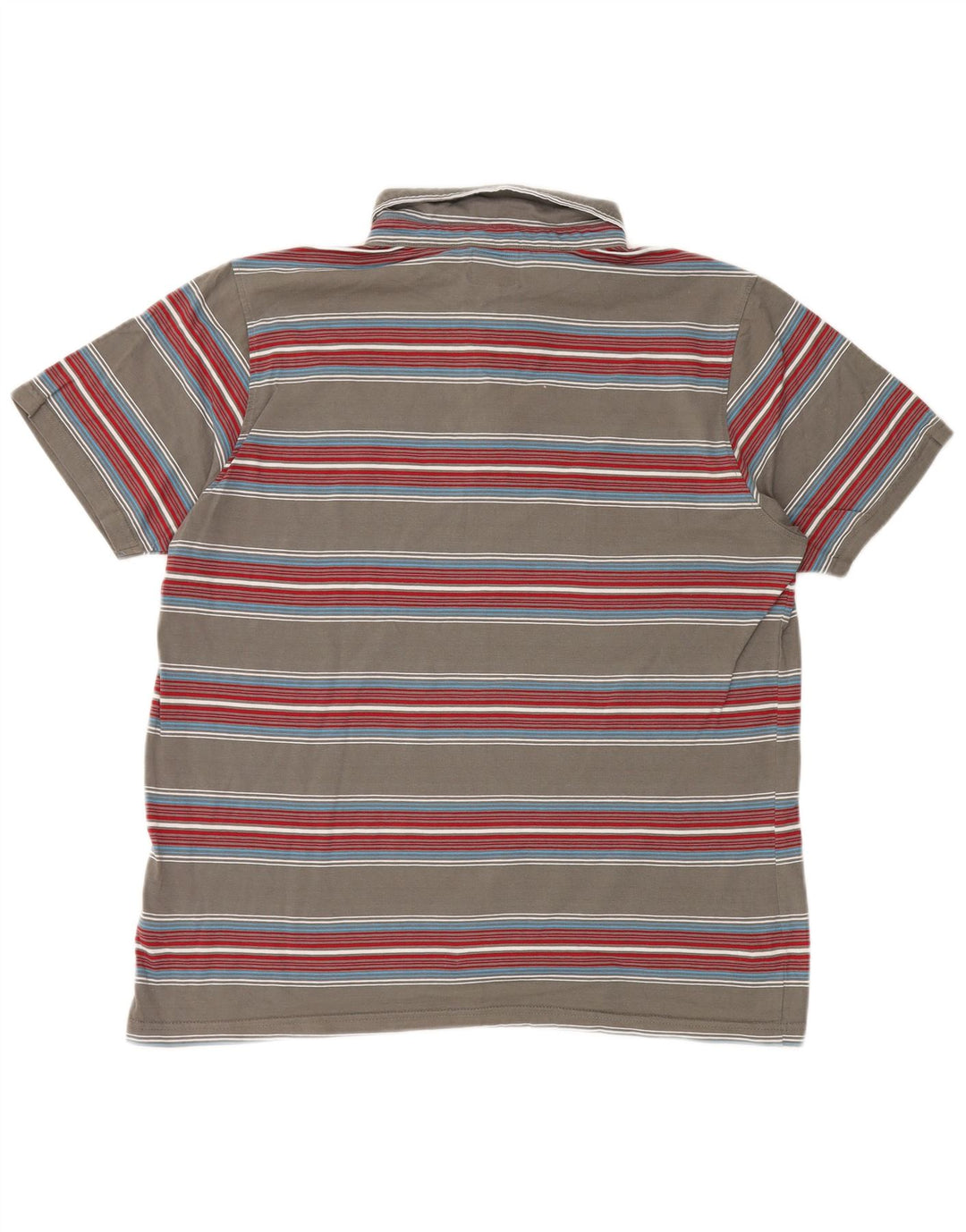 Animal Herren-Poloshirt, groß, grau gestreift, Baumwolle