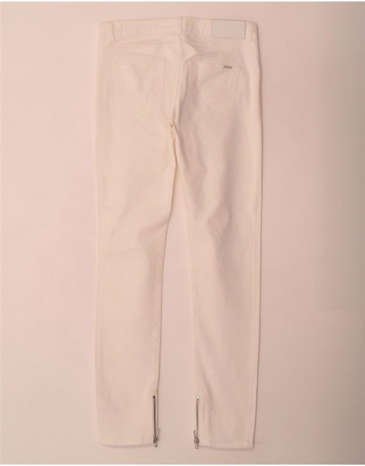 Hugo Boss Damen Slim Jeans W28 L32 Weiße Baumwolle