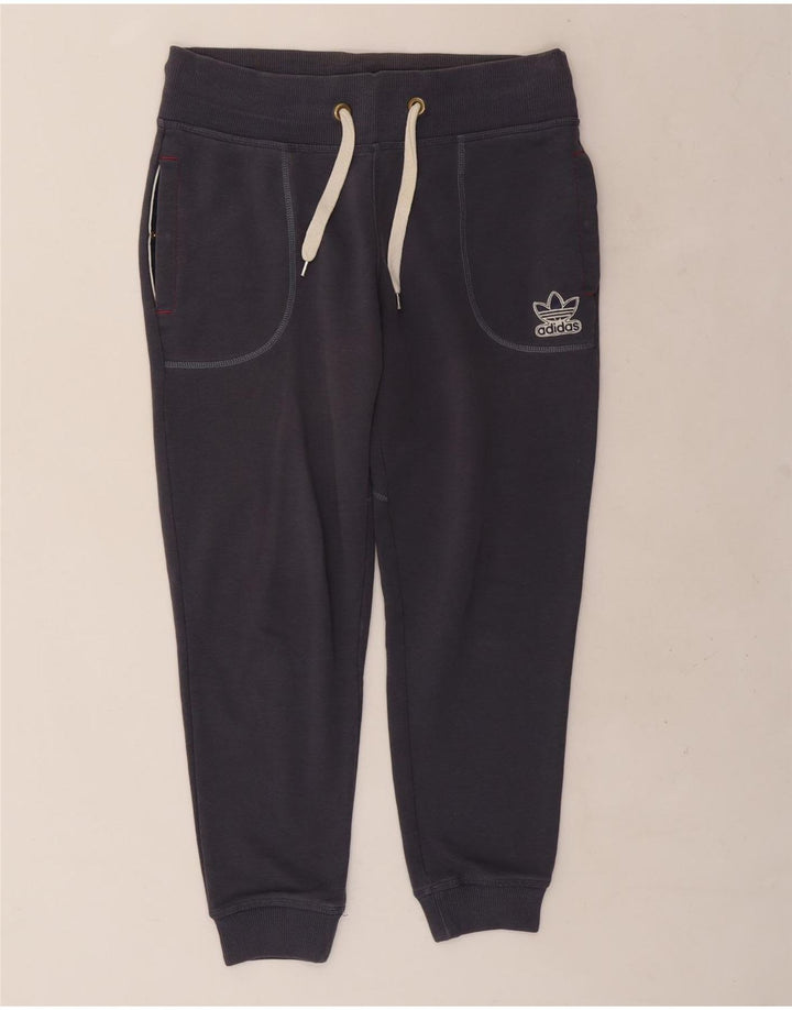 ADIDAS Damen Trainingshose Jogger IT 44 Medium Marineblau Baumwolle