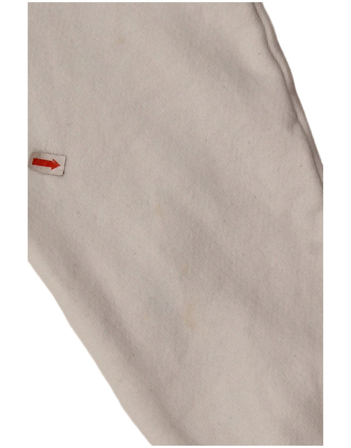 CHAMPION Damen Reverse Weave Übergroßer Kapuzenpullover UK 10 Small Weiß