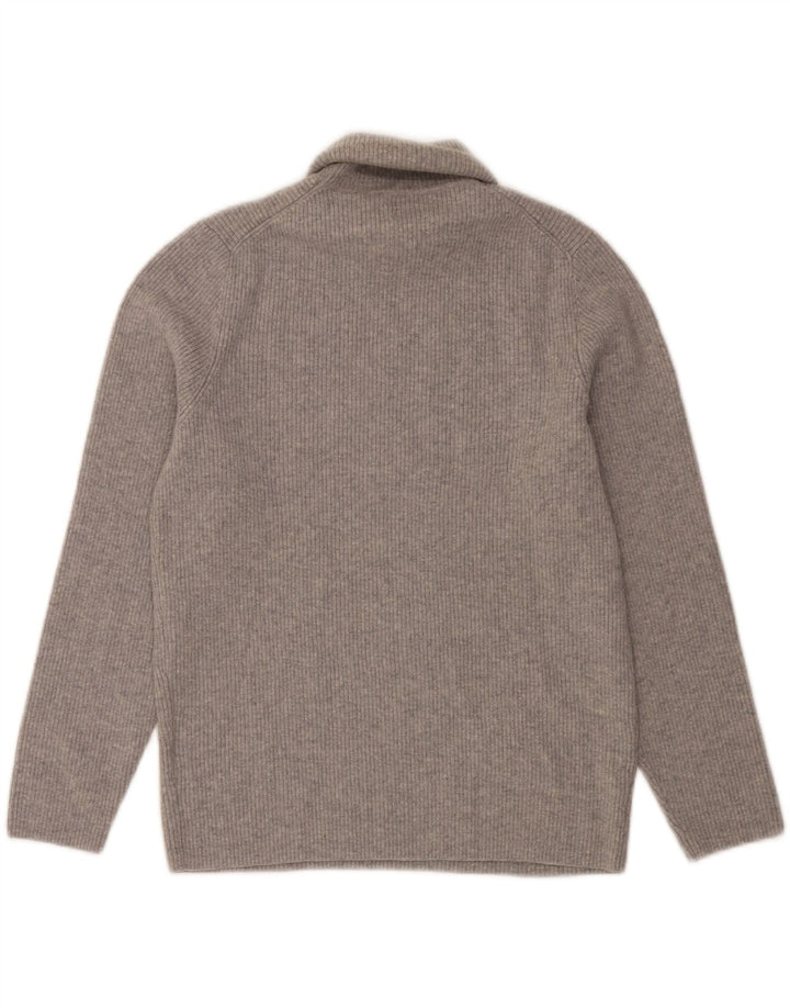 Massimo Dutti Damen-Pullover mit Rollkragen, Gr. 40, Größe L, Grau