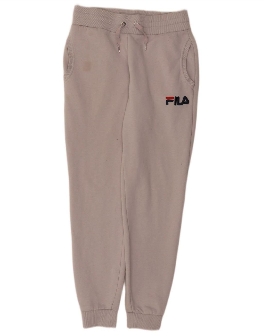 Fila Damen Trainingshose Jogger UK 10 Small Weiß Polyester