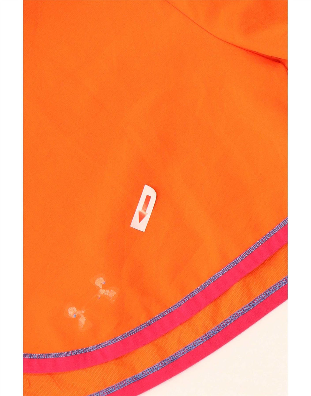 Under Armour Damen Sportshorts UK 8 Small Orange gestreift Polyester