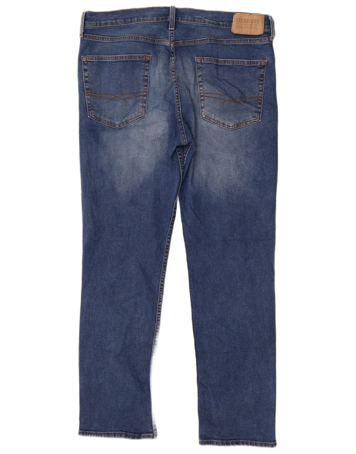 Levi's Herren Signature Slim Jeans W36 L30 Blaue Baumwolle