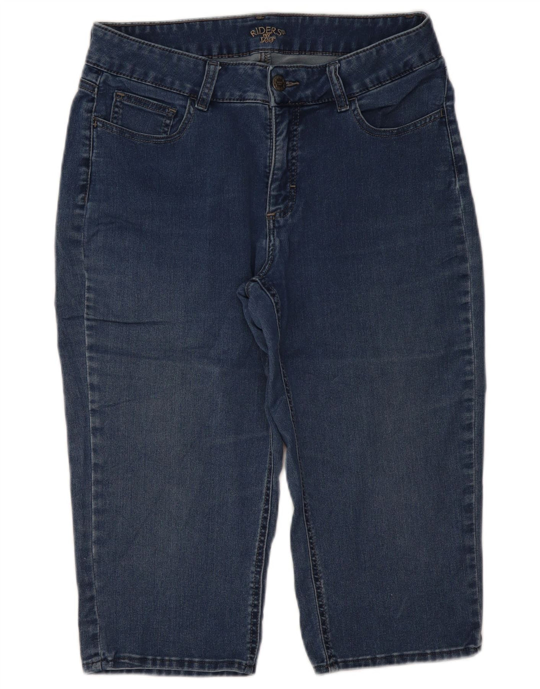 LEE Damen Riders Capri-Jeans W32 L19 Blau
