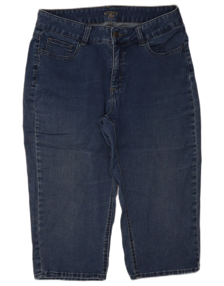 LEE Damen Riders Capri-Jeans W32 L19 Blau