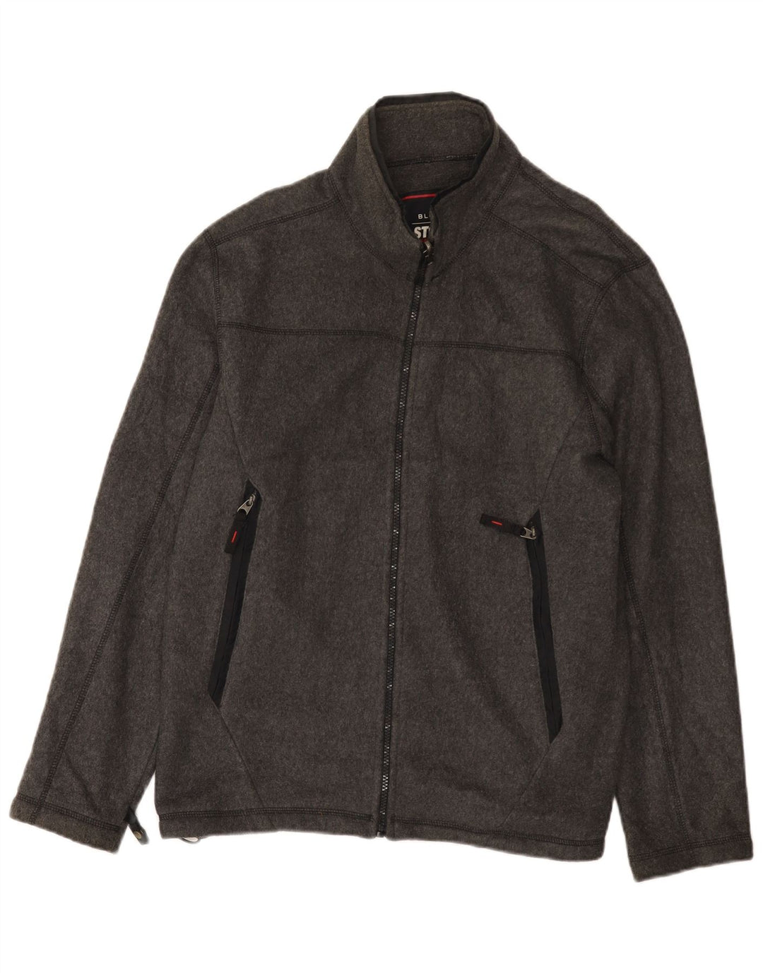 Marks & Spencer Herren Fleecejacke UK 38 Mittelgraues Polyamid