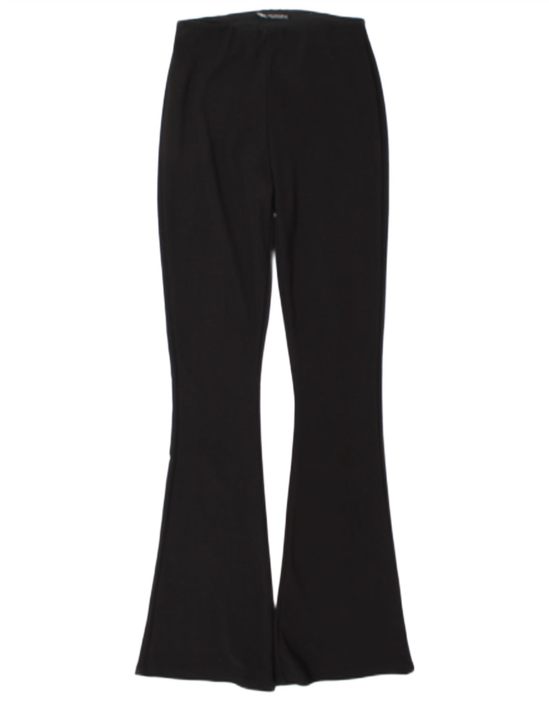 Zara Damen Flare Leggings UK 14 Medium Schwarz Polyester