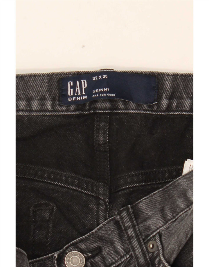 Gap Damen Skinny Jeans W32 L30 Schwarze Baumwolle