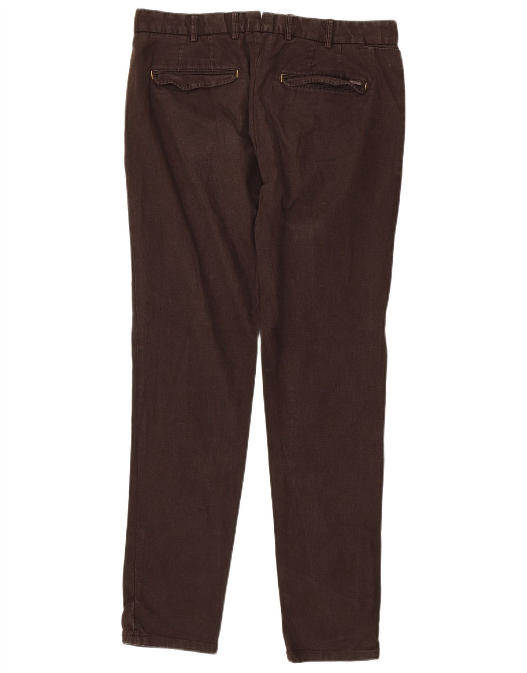 Zara Herren Slim Anzughose EU 42 Large W32 L32 Braun