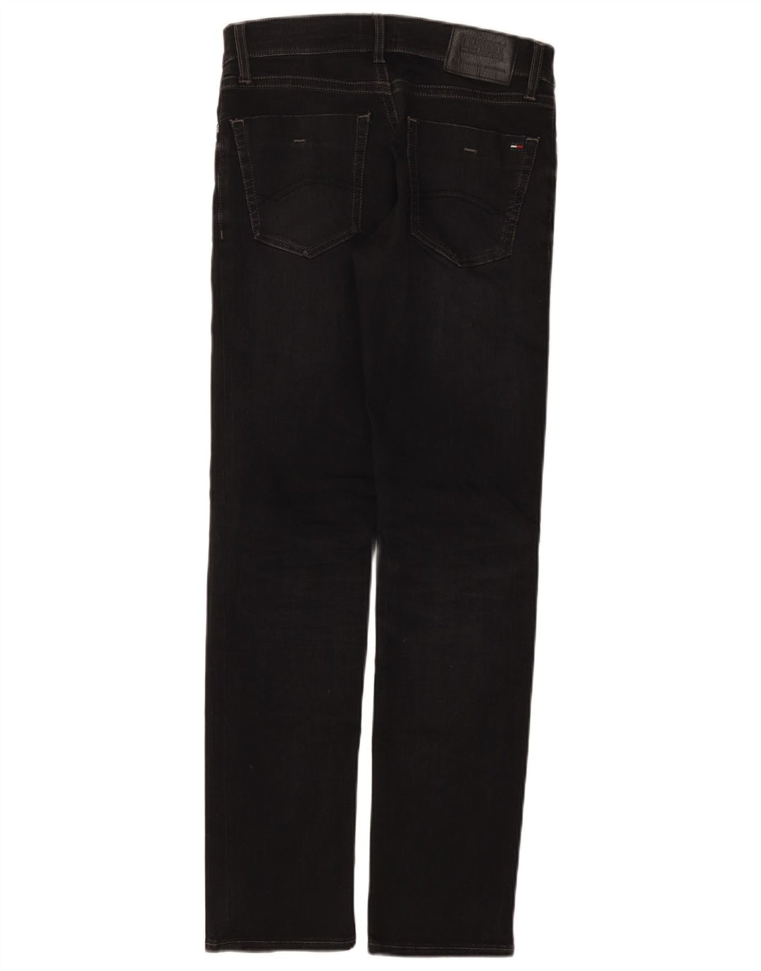 Tommy Hilfiger Herren Slim Jeans W30 L32 Schwarz Baumwolle