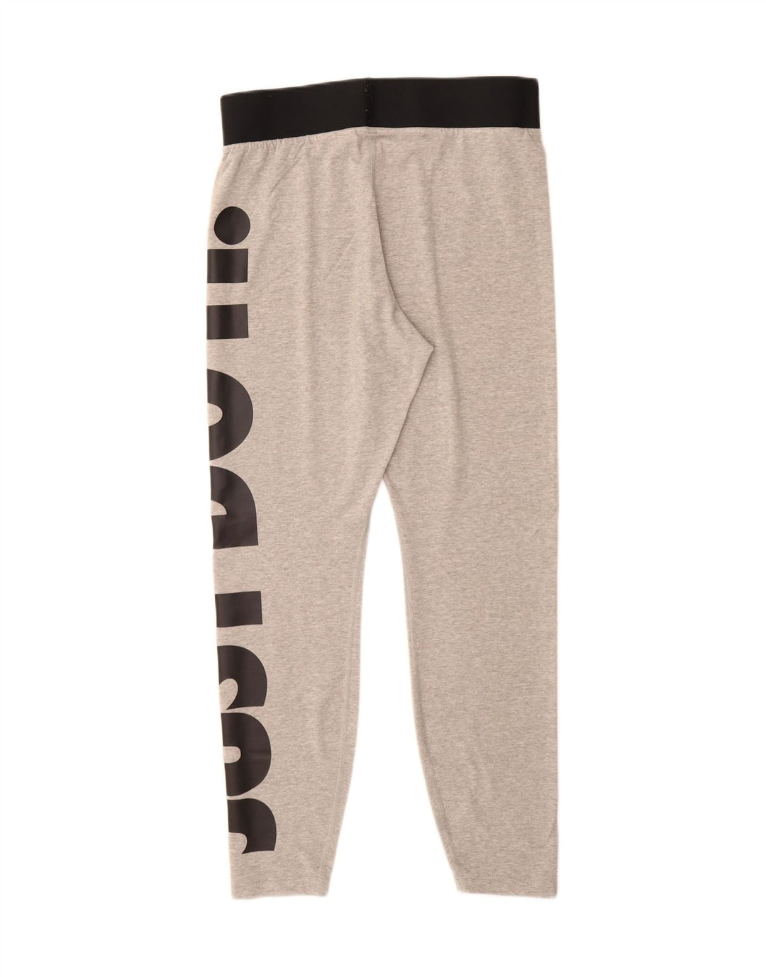 NIKE Damen Graphic Leggings UK 16 Large Graue Baumwolle