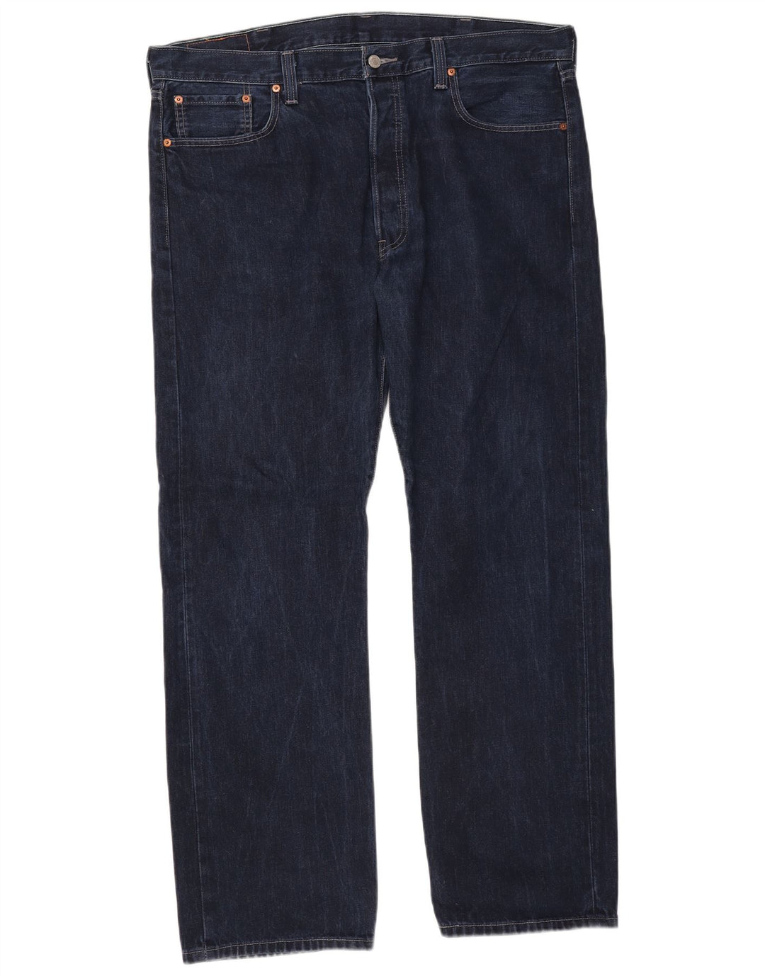 Levi's Herren 501 Straight Jeans W40 L32 Marineblau Baumwolle