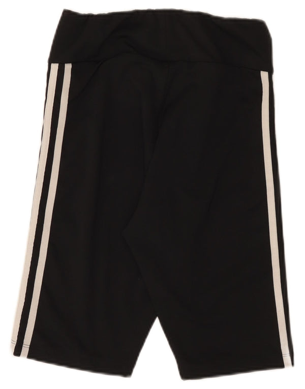 Adidas Damen Sportshorts UK 10 Small Schwarz Polyester