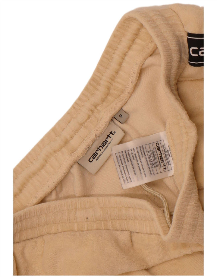Carhartt Herren-Trainingsanzughose mit Grafik, Größe S, gebrochenes Weiß
