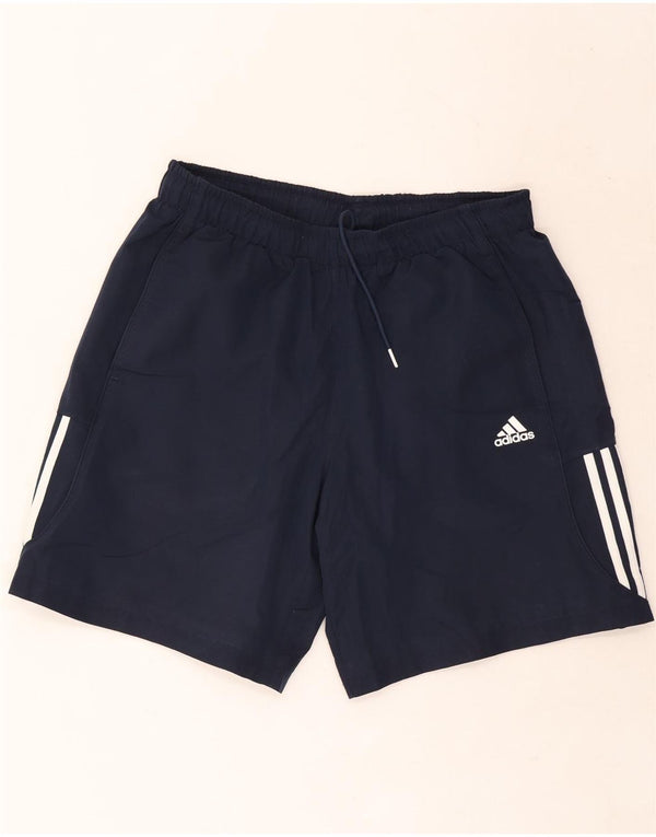 Adidas Herren Climalite Sport Shorts Large Marineblau Polyester