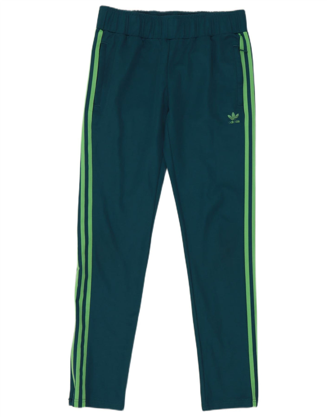 Adidas Damen Trainingshose UK 12 Mittelblaue Baumwolle