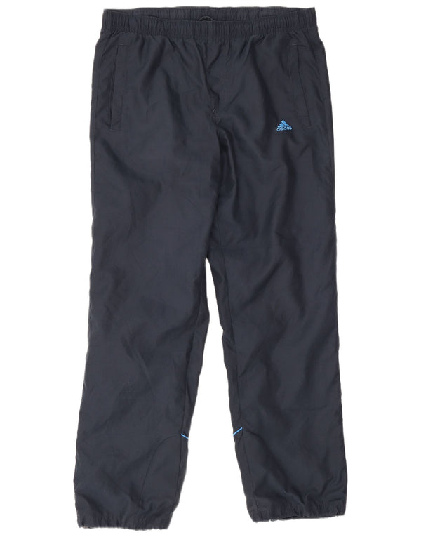 Adidas Mens Tracksuit Trousers Joggers UK 40/42 Medium Navy Blue Polyester