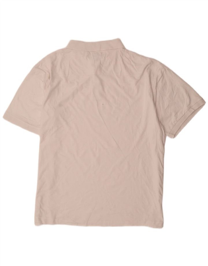 French Connection Herren-Poloshirt 2XL aus weißer Baumwolle