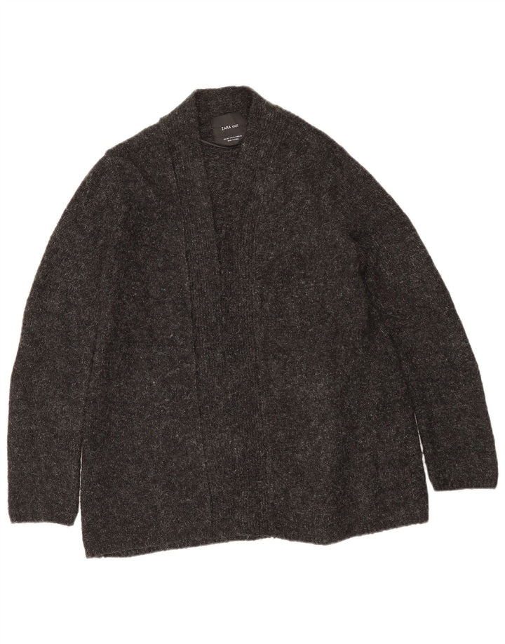 Offener Cardigan für Damen von Zara, Gr. 14, Mittelgrau