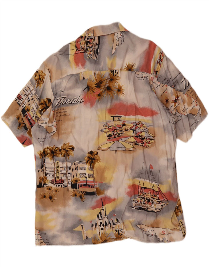 MC PANTHON Mens Abstract Pattern Shirt Size 41/42 Large Multicoloured Vintage Mc Panthon and Second-Hand Mc Panthon from Messina Hembry 