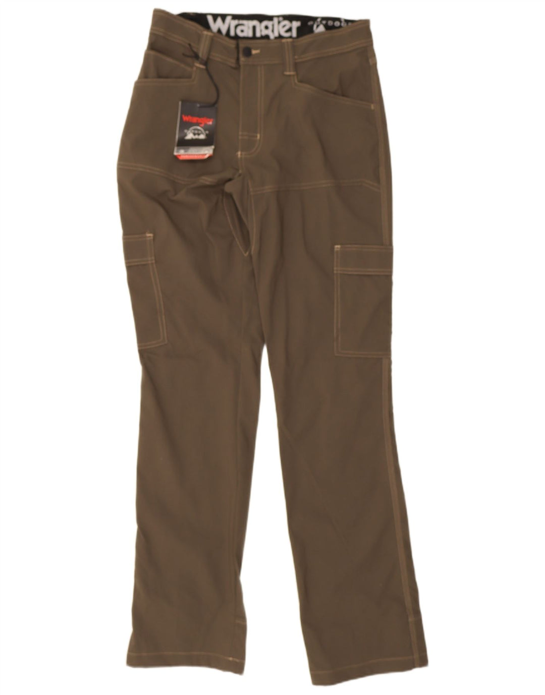 Wrangler Herren gerade Cargohose W30 L34 braunes Nylon