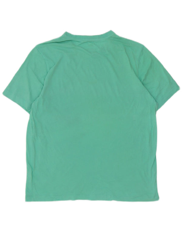 Nike Herren T-Shirt Top XL Türkis Baumwolle