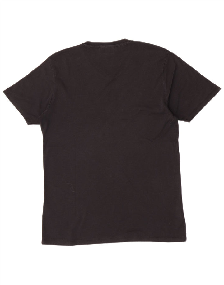 Hugo Boss Herren T-Shirt Top Large Schwarz Baumwolle