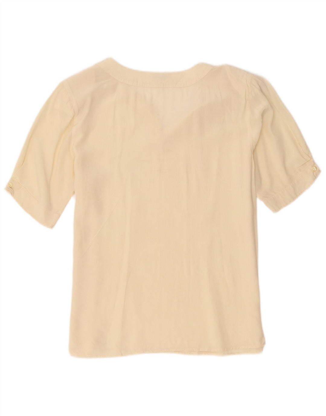 Balloon Damen Bluse Top EU 38 Mittelbeige Seide
