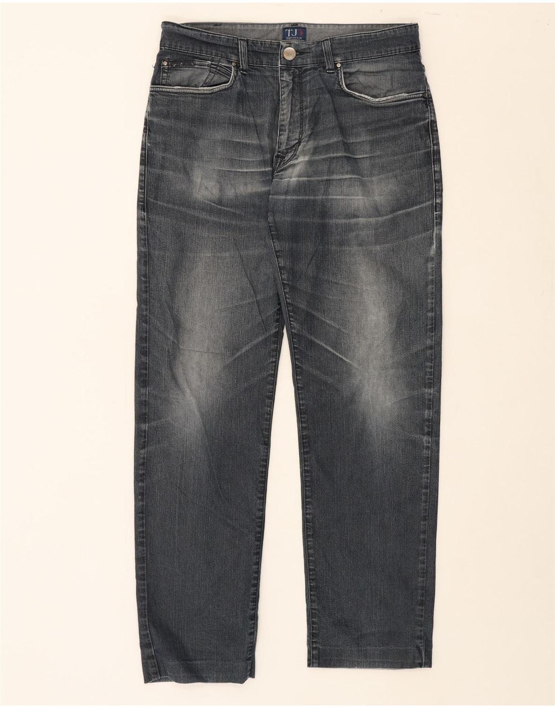TRUSSARDI Mens Straight Jeans  W35 L30 Blue Vintage Trussardi and Second-Hand Trussardi from Messina Hembry 
