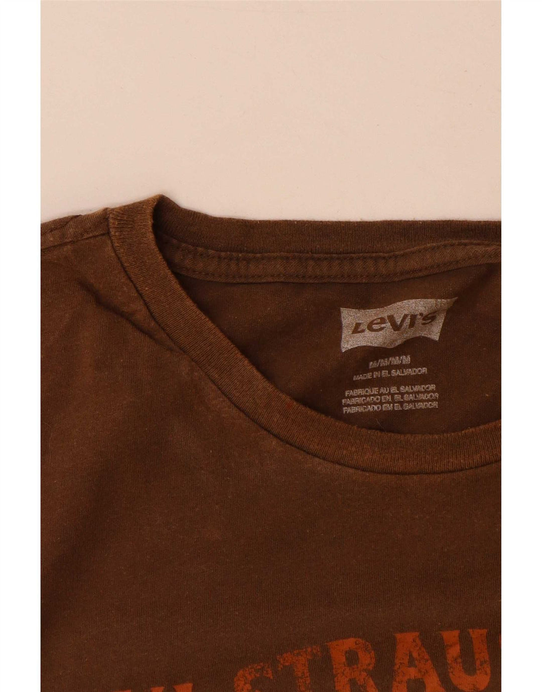 Levi's Herren-T-Shirt mit Grafik, mittelbraune Baumwolle