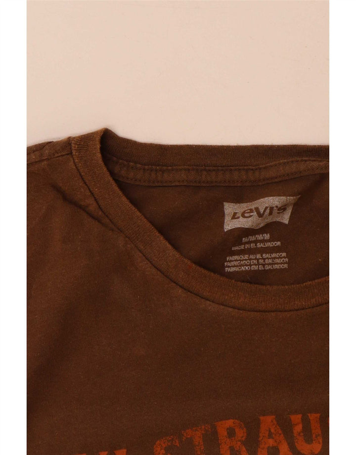 Levi's Herren-T-Shirt mit Grafik, mittelbraune Baumwolle
