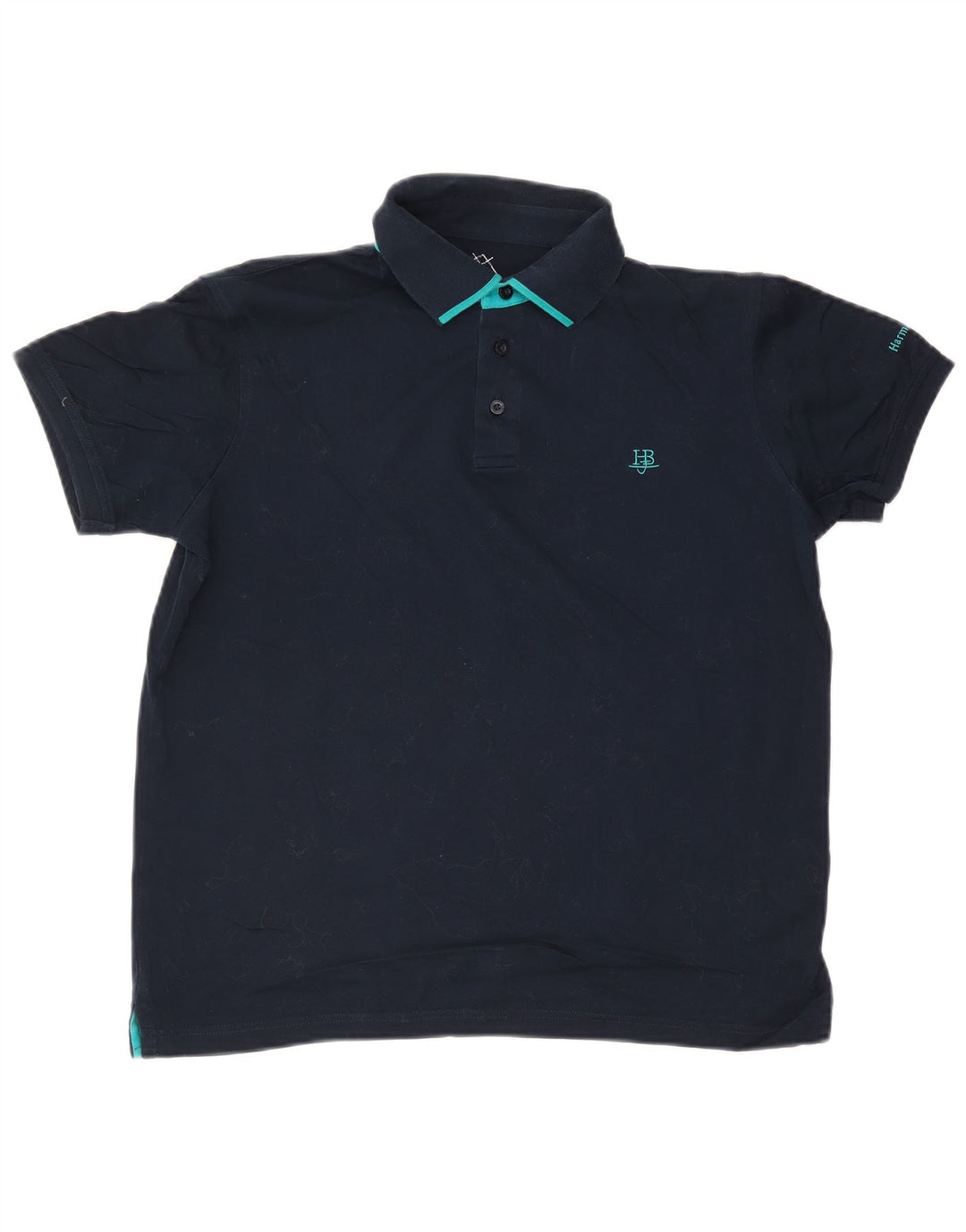 Harmont & Blaine Herren-Poloshirt, große marineblaue Baumwolle