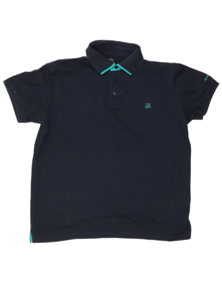 Harmont & Blaine Herren-Poloshirt, große marineblaue Baumwolle
