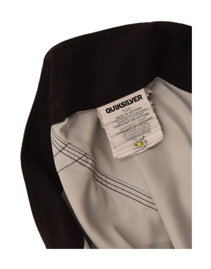 Quiksilver Herren-Badeshorts aus mittelgrauem Camouflage-Polyester