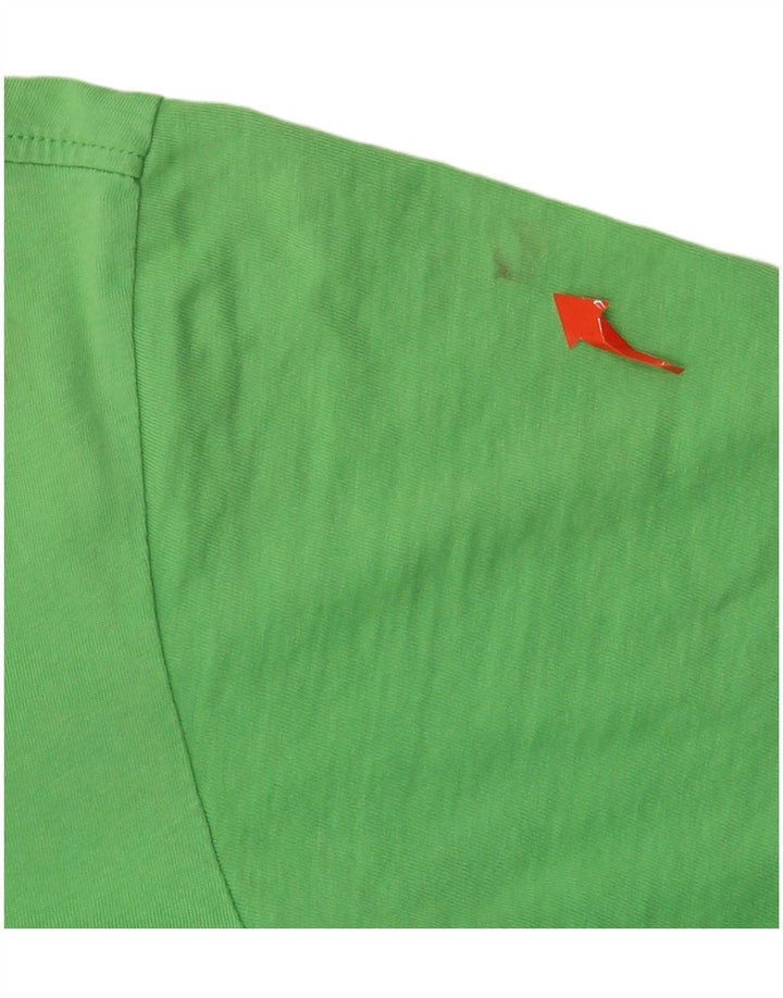 Champion Herren Grafik-T-Shirt-Oberteil Mittelgrün