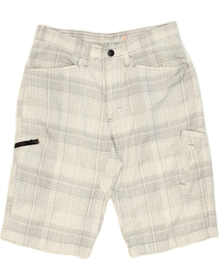 LEE Boys Cargo Shorts 13-14 Years W30  White Check Vintage Lee and Second-Hand Lee from Messina Hembry 