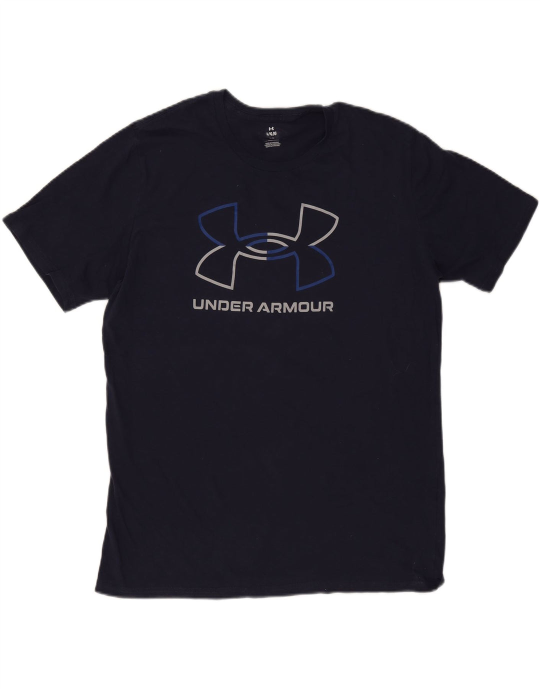 Under Armour Herren-T-Shirt mit Grafik, Größe L, Marineblau