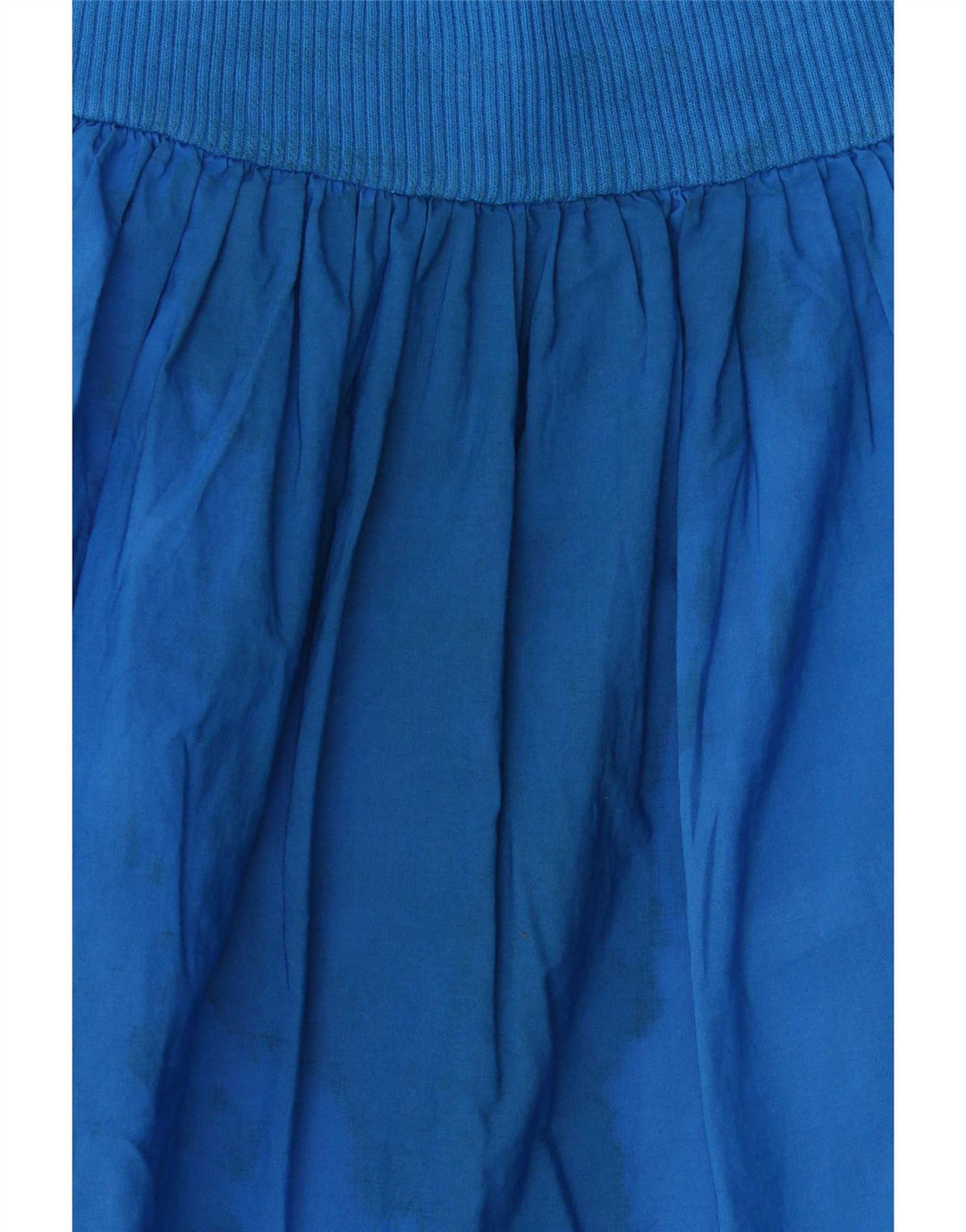 Zara Damen Sommerkleid UK 14 Große blaue Baumwolle
