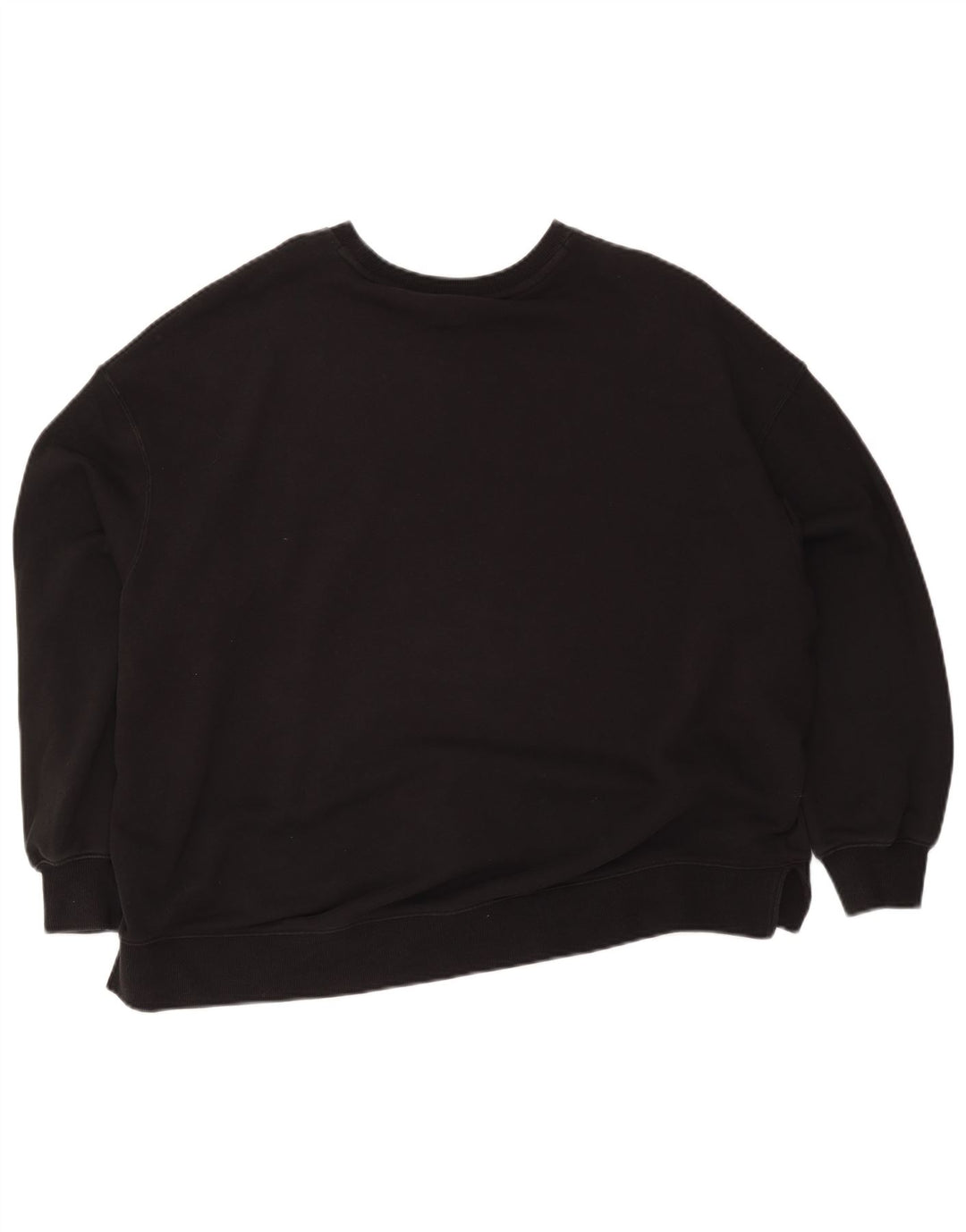 Puma Womens Graphic Oversized Sweatshirt Pullover UK 16 Großes schwarzes Blumenmuster