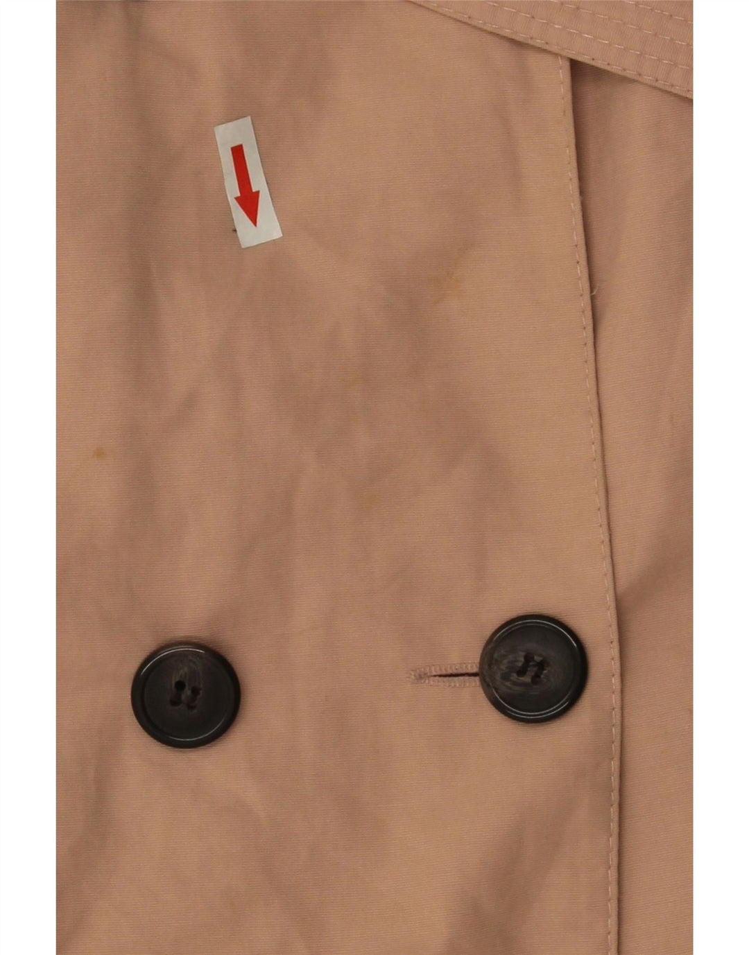 Marks & Spencer Damen Trenchcoat UK 10 Small Rosa Baumwolle