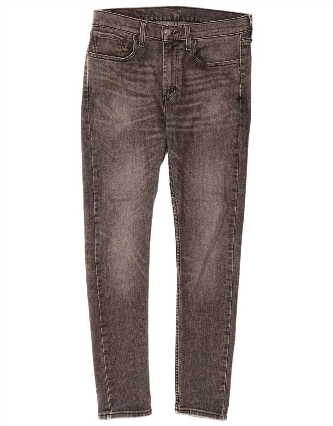 Levi's Herren Skinny Jeans W32 L29 Graue Baumwolle