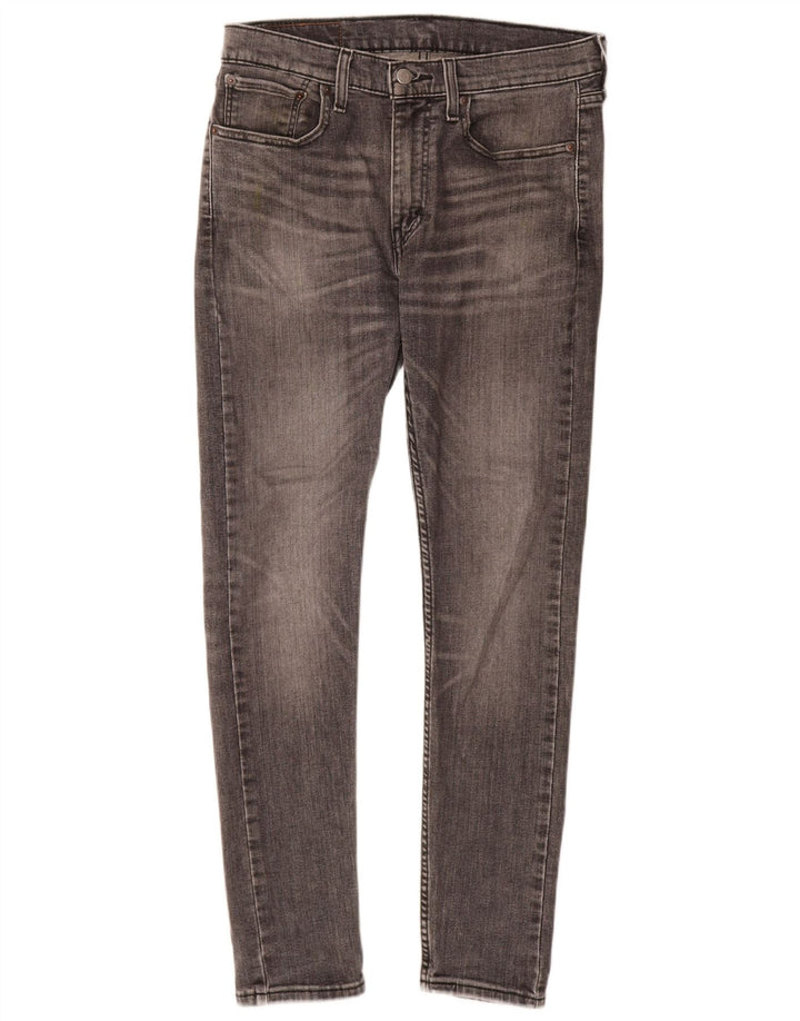 Levi's Herren Skinny Jeans W32 L29 Graue Baumwolle