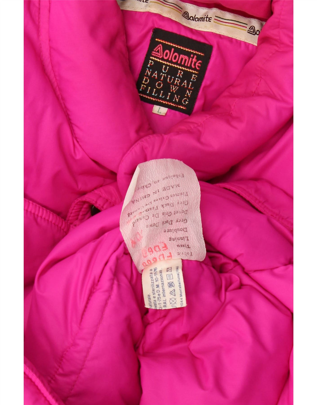 Dolomite Herren Wattierte Weste UK 40 Large Pink