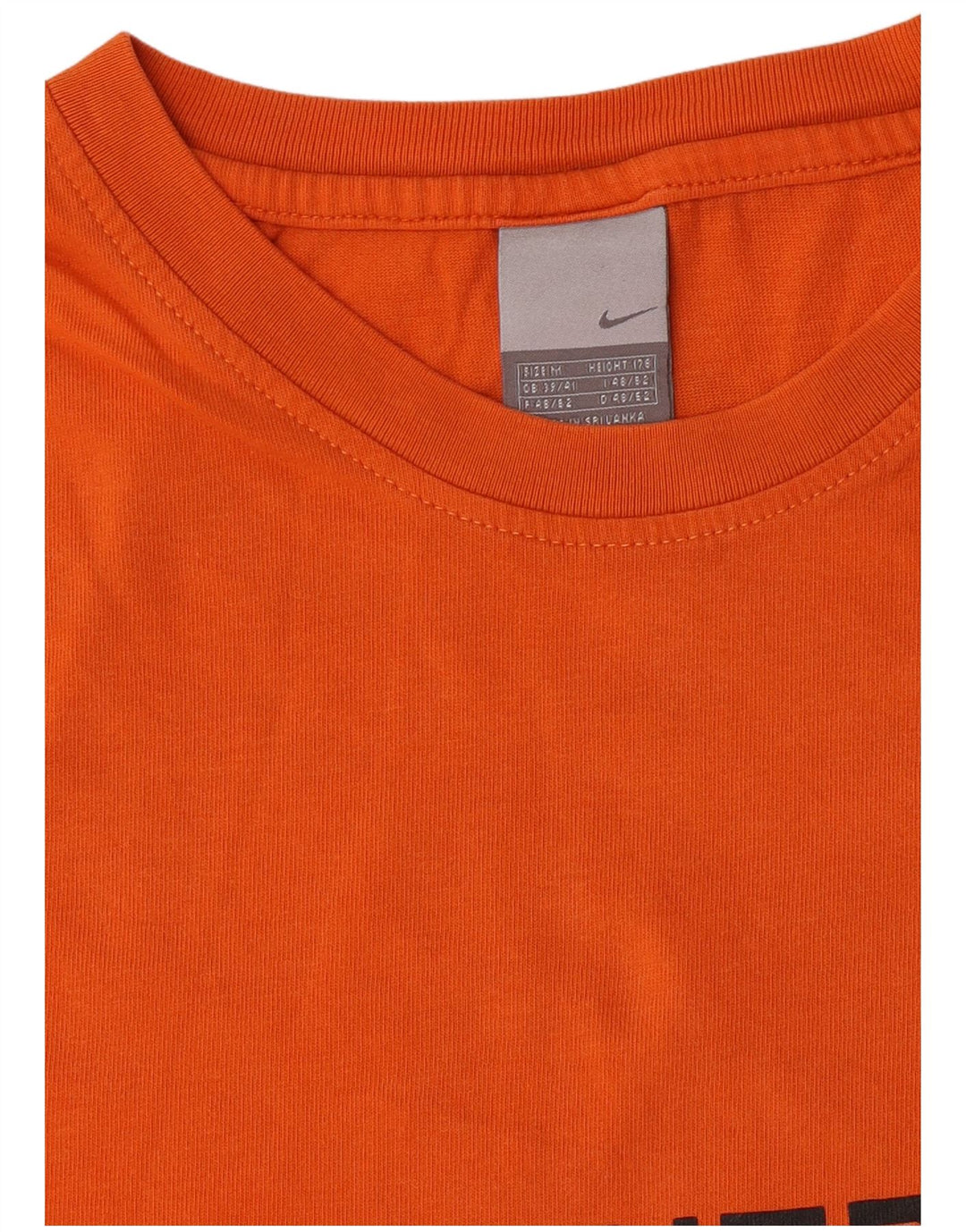 Nike Herren Grafik T-Shirt Top UK 39/41 Medium Orange