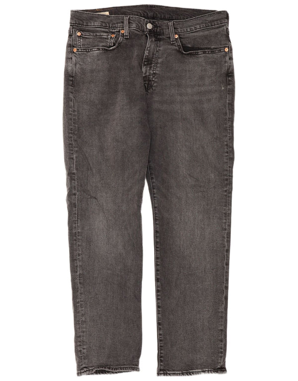 Levi's Herren 514 Straight Jeans W34 L30 Graue Baumwolle