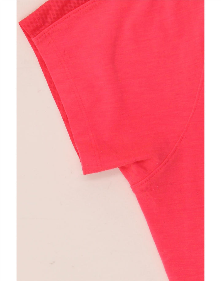 Asics Damen T-Shirt Top UK 6 XS Rosa