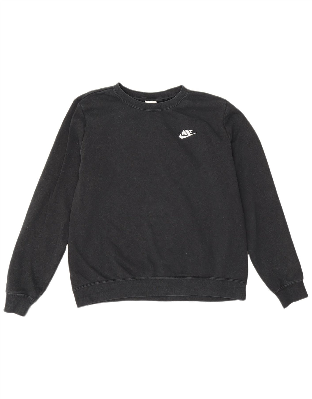 Nike Herren-Sweatshirt-Pullover, groß, schwarze Baumwolle