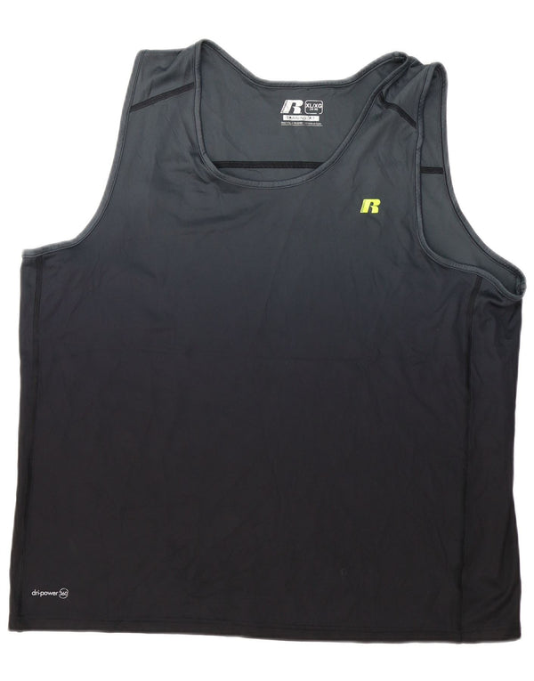 RUSSELL ATHLETIC Herren-Weste Top UK 46/48 XL Schwarz Polyester