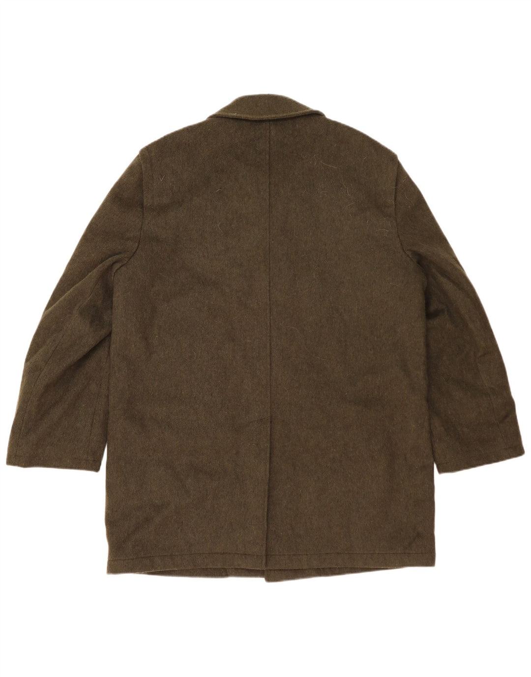 Vintage Herren Mantel UK 42 XL Khaki Wolle